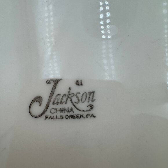 Vintage Sidmans System Restaurant Ware Dinner Plates Set of 3 Taupe and White - Picture 5 of 7